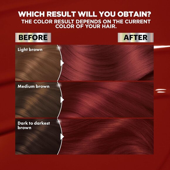 New - Garnier Hair Color Nutrisse Ultra Color Nourishing Creme, R3 Light Intense - Picture 3 of 8